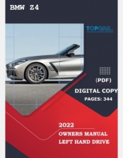 BMW Z4 2022 OWNERS MANUAL